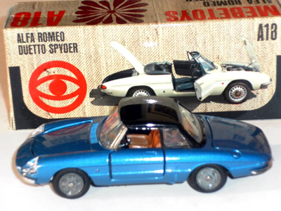 AESSEMODELS.IT - MEBETOYS A-18 ALFA ROMEO DUETTO SPIDER